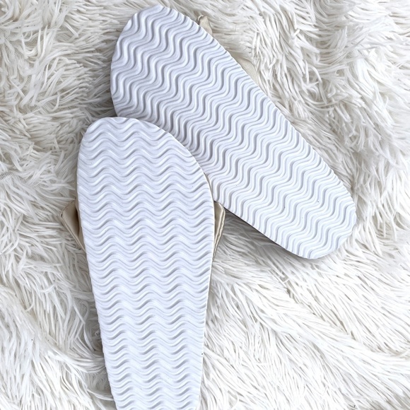 NEW PepPep Collection slip on sandal with satin bow cork footbed boho chic - Picture 3 of 3